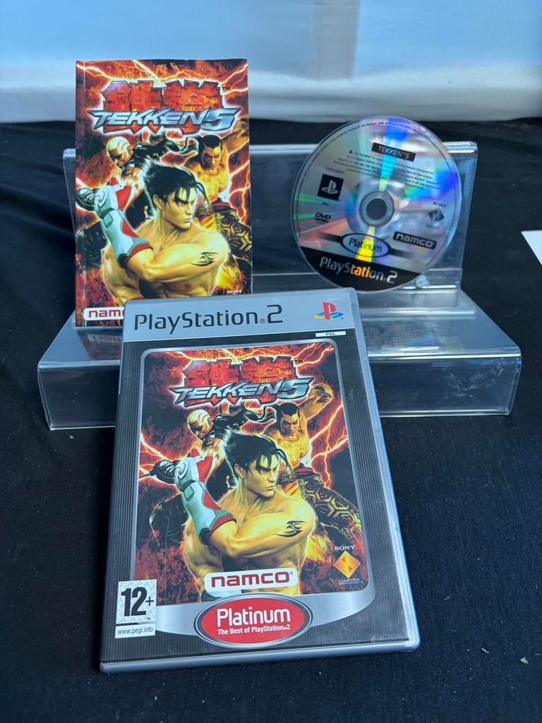 Tekken 5 Platinum PlayStation 2, Gebruikt, Vechten, 2 spelers, Ophalen of Verzenden