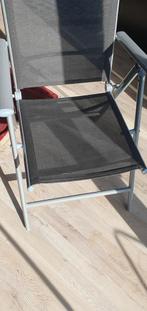 Set van 6 verstelbare tuinstoelen, Ophalen, Gebruikt, Aluminium, Verstelbaar