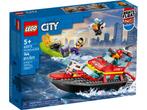 Lego City 60373 Reddingsboot Brand NIEUW, Lego, Lego, Nieuw, Ophalen of Verzenden