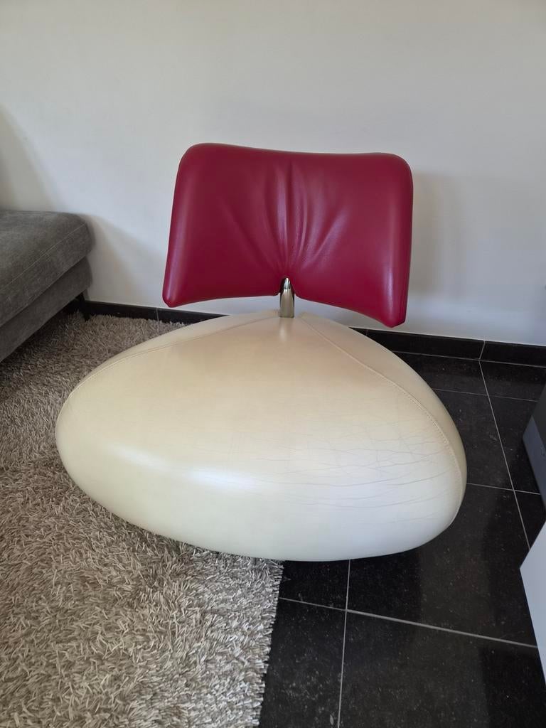 Leolux Pallone fauteuil - Design icoon, Ophalen, Gebruikt, Design, Leer
