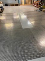 Traanplaat aluminium 2x1 meter, Doe-het-zelf en Verbouw, Ophalen, Gebruikt, Aluminium