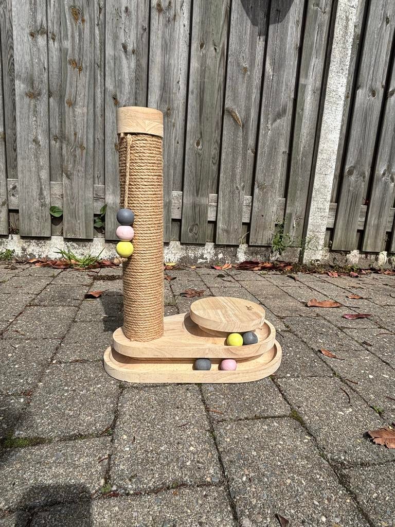 Katten krabpaal met speel toevoeging, Dieren en Toebehoren, Ophalen, Nieuw