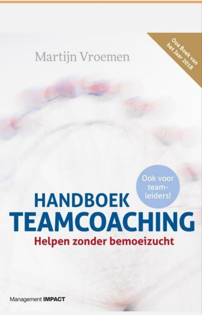 Handboek Teamcoaching: Helpen zonder bemoeizucht, Ophalen of Verzenden, Zo goed als nieuw, Management, Martijn Vroemen
