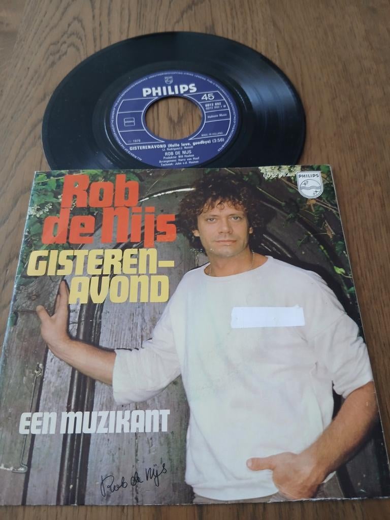 VINYL SINGLE    ROB DE NIJS  1979, Cd's en Dvd's, Ophalen of Verzenden, Zo goed als nieuw, Overige formaten, Levenslied of Smartlap