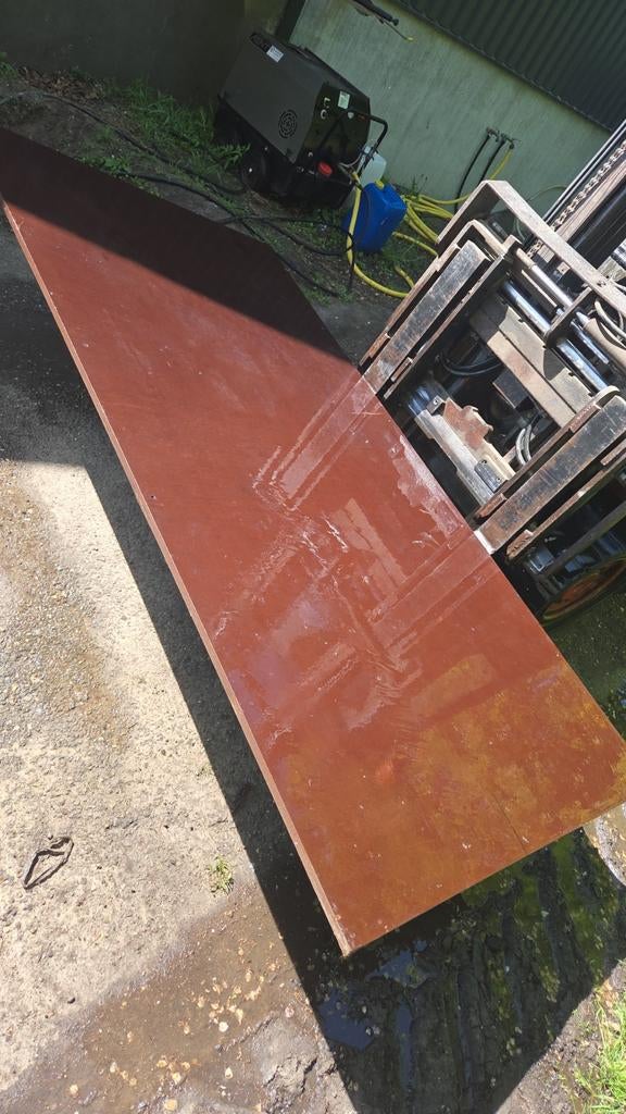 Betonplex 18 mm gebruikt betontriplex platen betonplexplaat, Ophalen of Verzenden, Betonplex, Minder dan 20 mm