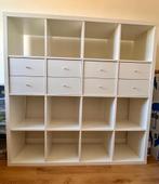 IKEA Kallax kast 147x147 cm, Ophalen, Gebruikt, 100 tot 150 cm, Met lade(s)