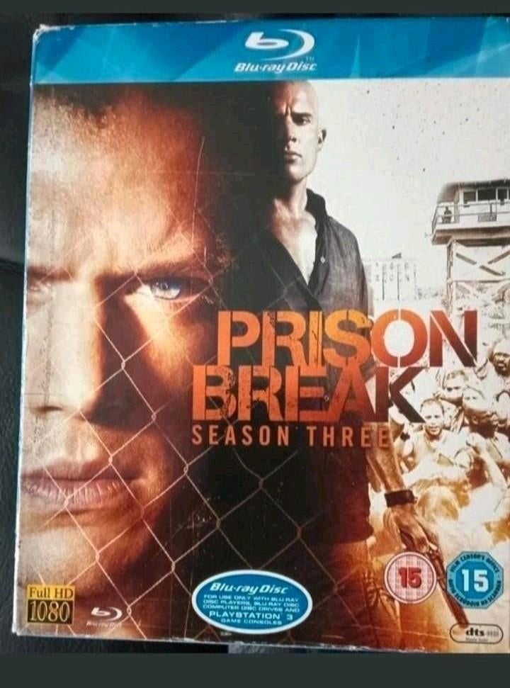 Prison Break seizoen 3 bluray Import, Ophalen of Verzenden, Zo goed als nieuw, Actie