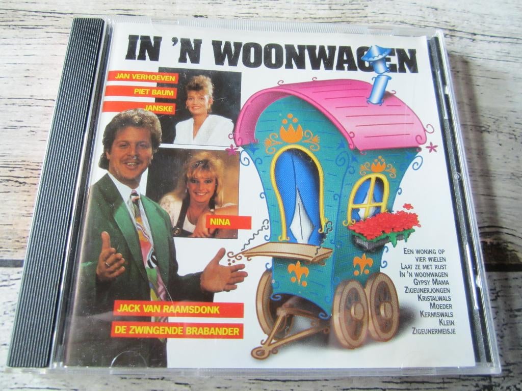 In N Woonwagen 5 Cd’s, Ophalen of Verzenden, Gebruikt, Levenslied of Smartlap
