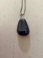 Hanger amethist diep paars, Paars, Ophalen of Verzenden, Zo goed als nieuw, Steen of Mineraal