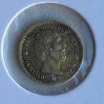 5 Cent Zilver uit 1887 van Willem 3, Koning Willem III, Verzenden, Zilver, Losse munt
