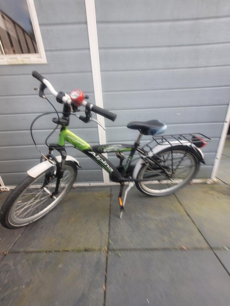Alpina kinderfiets 24 inch - Groen/Zwart, Alpina, Versnellingen, Ophalen of Verzenden, Gebruikt