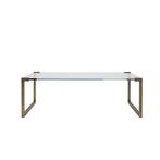 Peter Ghyczy Vintage Glazen Salontafel, Huis en Inrichting, Tafels | Salontafels, Ophalen, Vintage Peter Ghyczy, 50 tot 100 cm