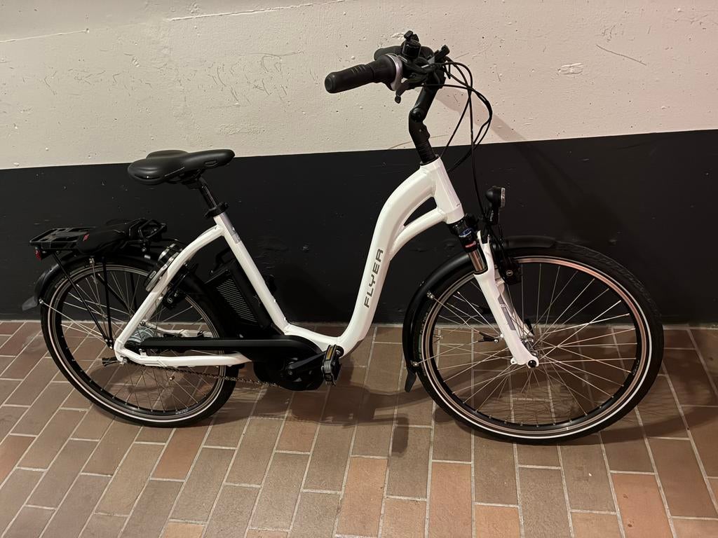 Flyer C lage instap electrische fiets, Fietsen en Brommers, Elektrische fietsen, Ophalen, Zo goed als nieuw, Overige merken