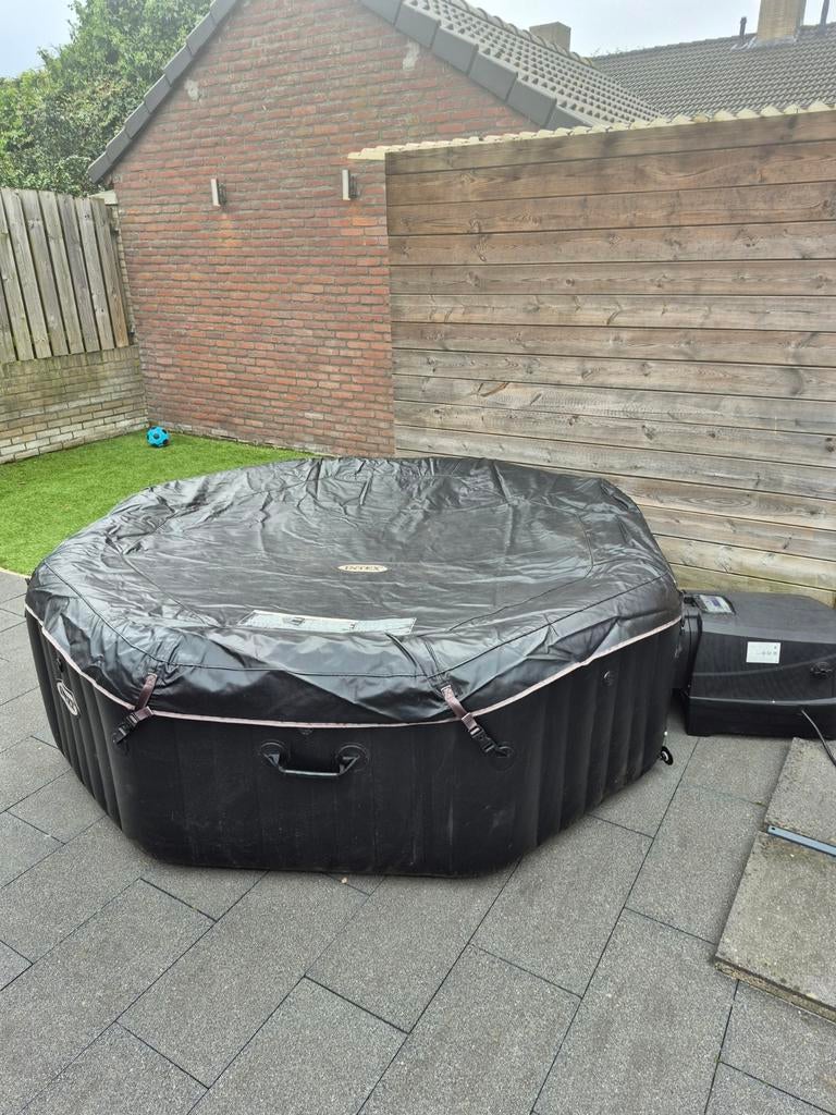 Intex Pure Spa Jet & Bubble Deluxe - 6 persoons, Ophalen, Gebruikt, Afdekzeil