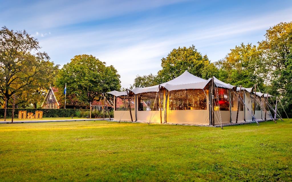 Stretchtent huren met zijwanden en toebehoren, Verzenden, Nieuw, Overige