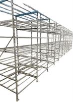 Legbordstelling buis, sterke stellingen diepte 50 en 100cm, Ophalen, Gebruikt