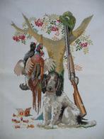 Borduurwerk "Jagen", Ophalen of Verzenden, Zo goed als nieuw, Handborduren, Onderdeel of Toebehoren