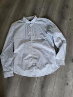 TE KOOP HEREN OVERHEMD MAAT L, Kleding | Heren, Ophalen of Verzenden, Zo goed als nieuw, Blauw