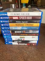 PS4 Games Bundel: Spider-Man, The Witcher 3, Resident Evil, Gebruikt, Vanaf 18 jaar, Overige genres, 1 speler