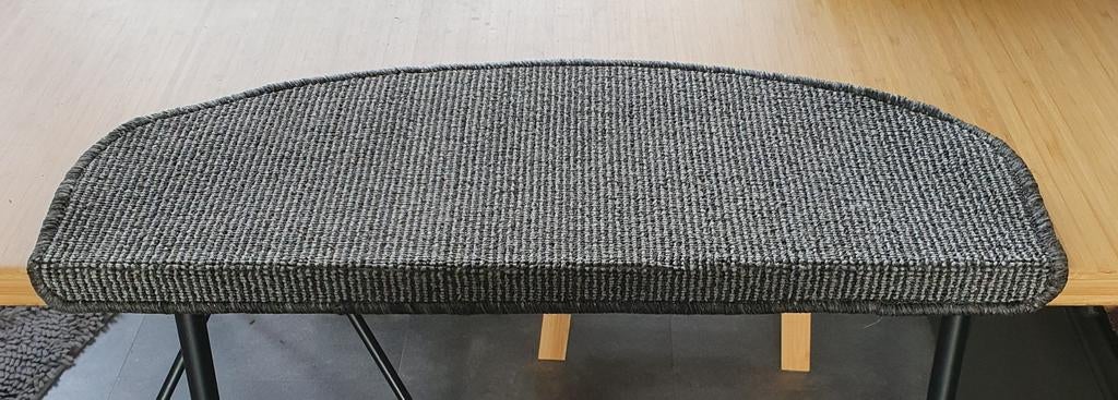 Nieuwe antracietgrijze trapmatten set (15 stuks), Gestreept, Overige typen, Nieuw, Ophalen of Verzenden