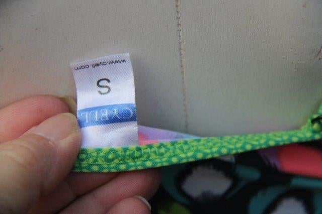 Jurk lila/ blauw Cyell mt S Vaste prijs AANBIEDING, Blauw, Ophalen of Verzenden, Zo goed als nieuw, Knielengte