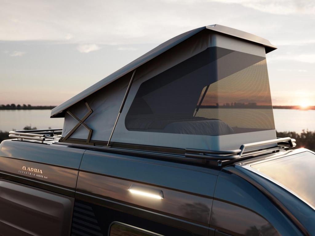 Adria Super-Twin 700 SGX 4x4 - Pop-up hefdak, Caravans en Kamperen, Campers, Tot en met 2, Bedrijf, Adria, Mercedes