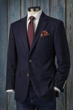 Eduard Dressler luxe wollenblazer maat 52, Kleding | Heren, Kostuums en Colberts, Maat 52/54 (L), Blauw, Eduard Dressler, Ophalen of Verzenden