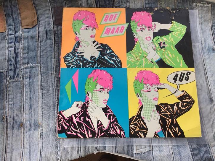Doe Maar - 4US LP (1983) - Pop/Ska Klassieker, Cd's en Dvd's, Vinyl | Pop, Gebruikt, 1980 tot 2000, 12 inch, Ophalen of Verzenden