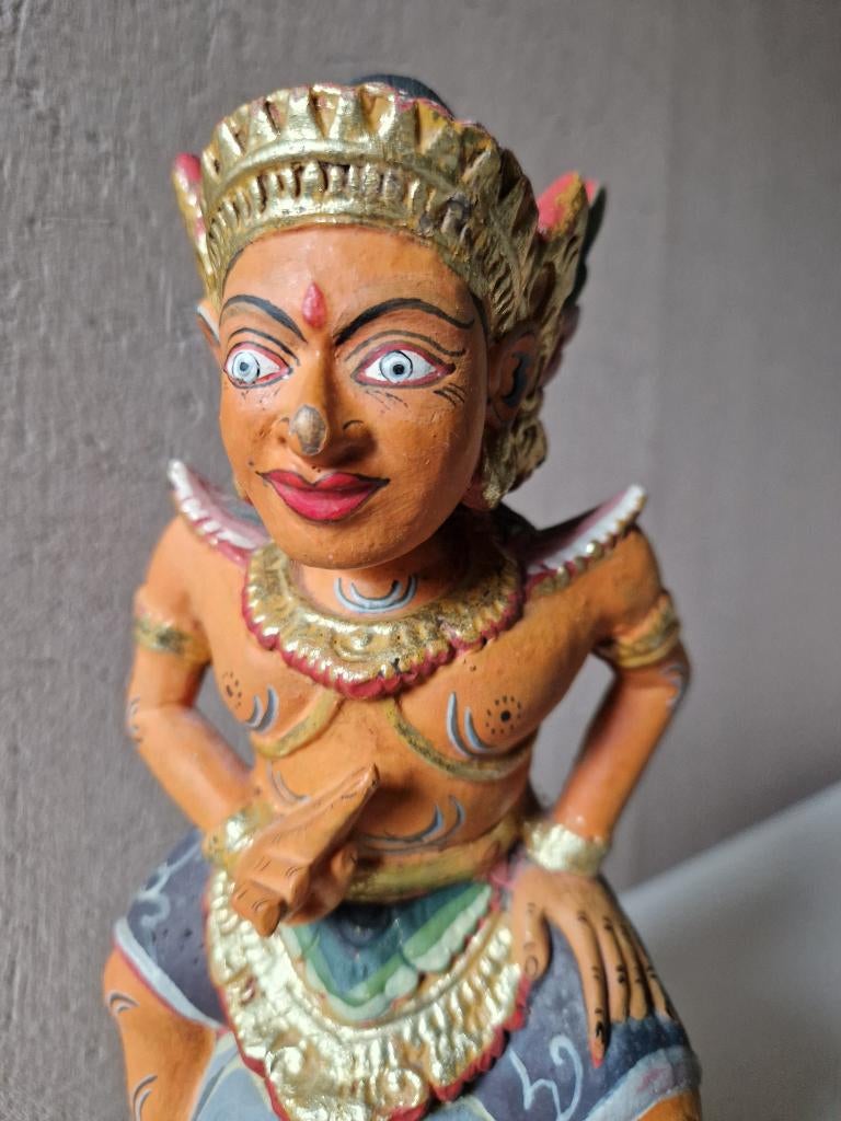 2 Massief keramiek design beelden van muzikale man en vrouw., Ophalen of Verzenden