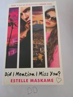 Did I Mention I Miss You? - Estelle Maskame, Ophalen of Verzenden