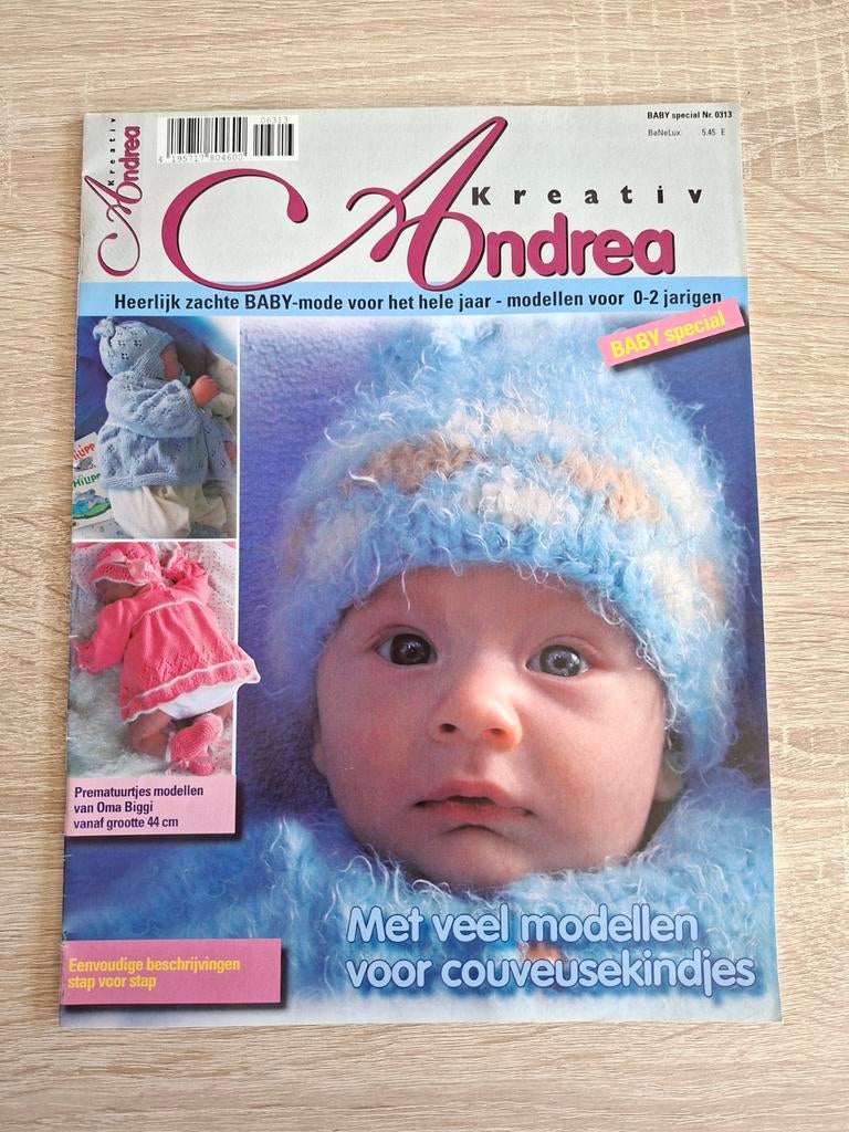 Brei- en naaimode couveusekindjes, Ophalen of Verzenden, Gebruikt, Breien, Patroon of Boek