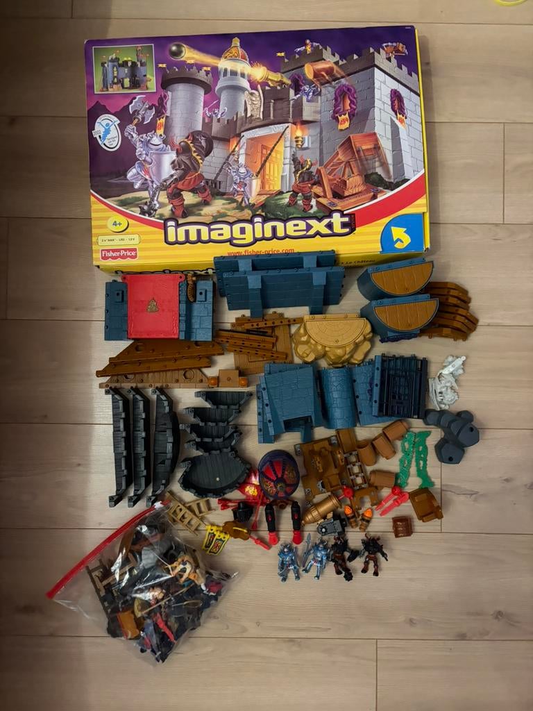 Imaginext kasteel 78333 Fisher-price, Ophalen of Verzenden, Zo goed als nieuw