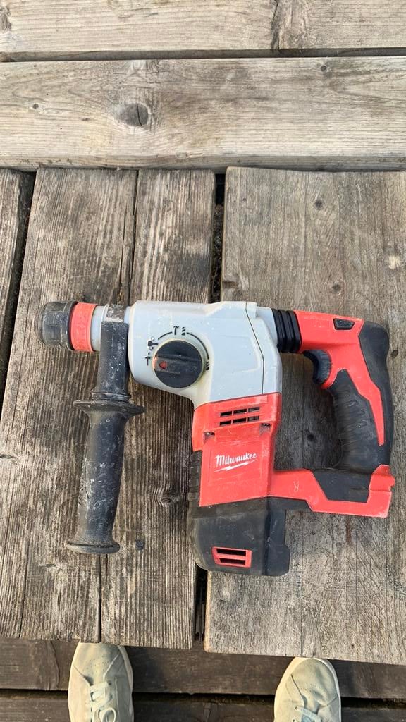 Milwaukee M18 HD18HX boorhamer, Doe-het-zelf en Verbouw, Gereedschap | Boormachines, Ophalen of Verzenden, Gebruikt, Boor- en/of Breekhamer