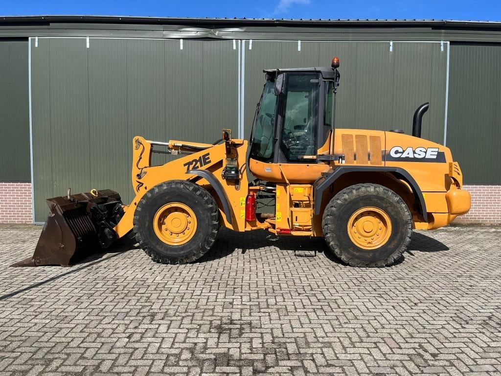 Case 721E shovel loader wiellader, Ophalen, Wiellader of Shovel