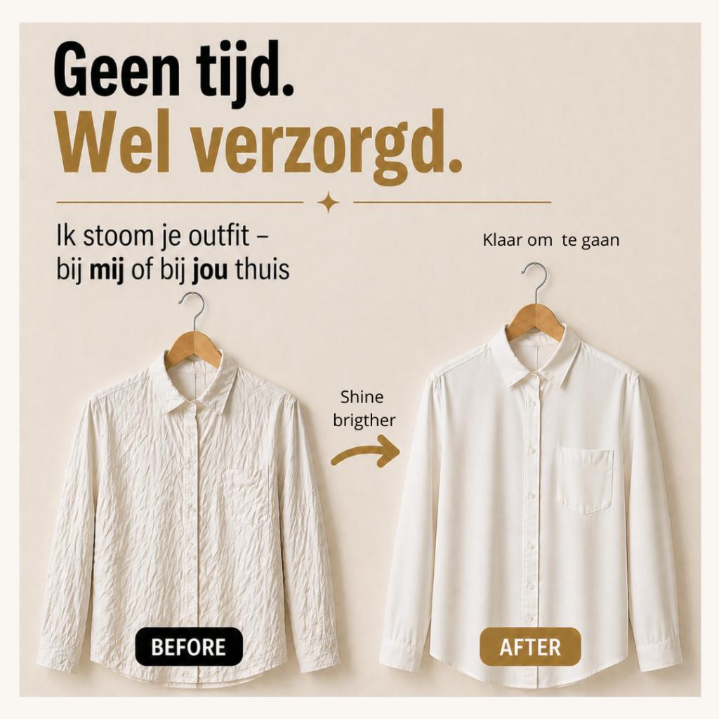 Stoomservice Ridderkerk/Rotterdam | Geen tijd (te strijken)?, Afhalen en Bezorgen, Stomerij