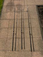 3x fox warrior S 12ft 2,75lb karperhengels, Watersport en Boten, Ophalen, Zo goed als nieuw, Werphengel