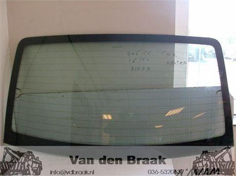 Peugeot 206 CC 2001-2007 Achterruit, Auto-onderdelen, Gebruikt, -, Herkomst onderdeel bekend, -