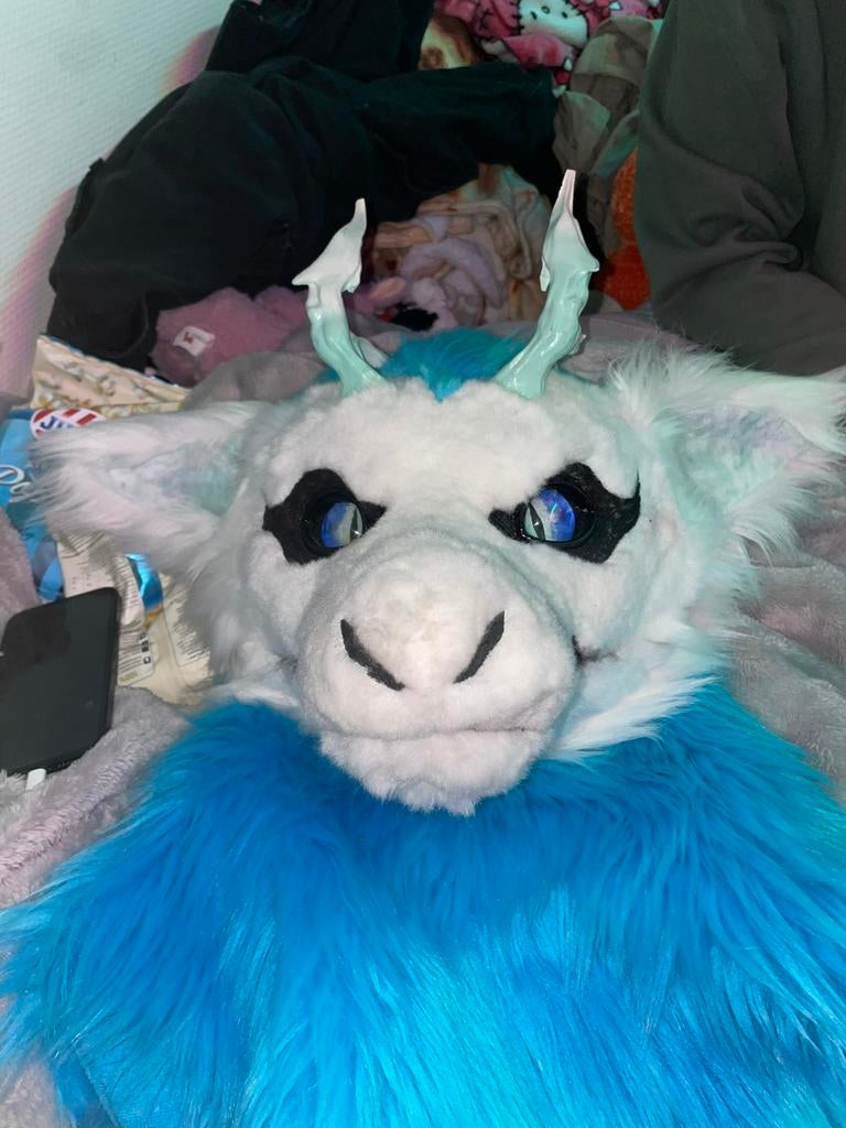 Fursuit draak LEES BESCHRIJVING, Ophalen of Verzenden, Zo goed als nieuw