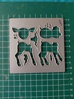 Snijmal hertjes - knutselen, kaarten maken, scrapbooking, Ophalen of Verzenden, Gebruikt, Dieren, Pons of Mal