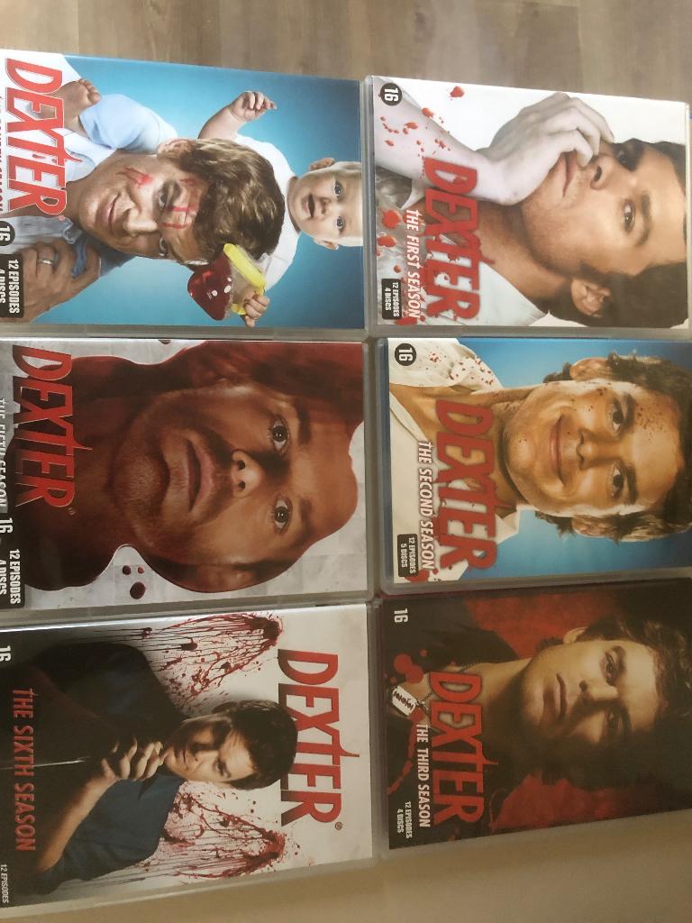 Dexter seizoen 1-6, Cd's en Dvd's, Dvd's | Tv en Series, Ophalen, Gebruikt, Vanaf 16 jaar, Boxset