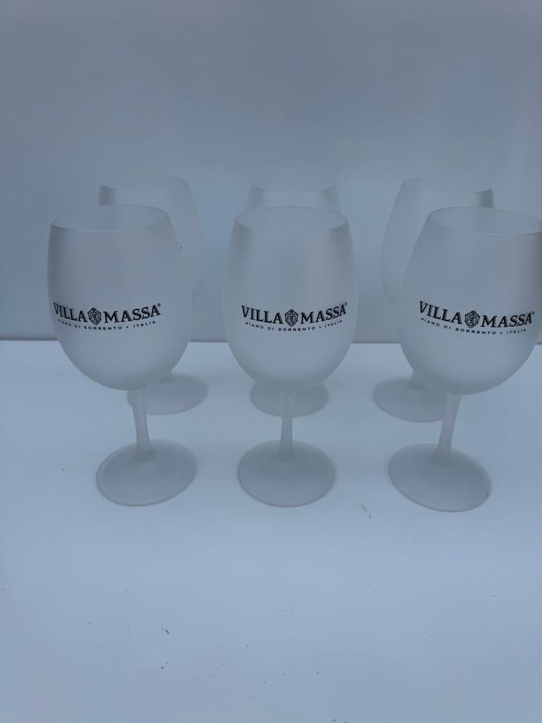 VILLA MASSA LIMONCELLO GLAZEN *NIEUW* 6 STUKS!, Ophalen of Verzenden, Zo goed als nieuw, Overige typen
