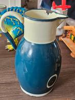 Emaille kan blauw/crème, Ophalen of Verzenden