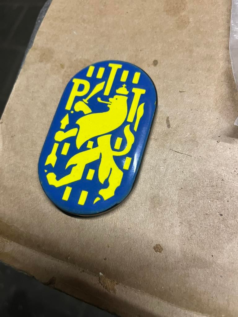 Ptt emaille bordje, Antiek en Kunst, Antiek | Emaille, Ophalen of Verzenden