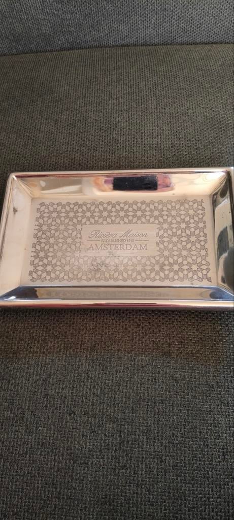 Serveerschaaltje RM Amsterdam, Ophalen of Verzenden, Rond, Metaal