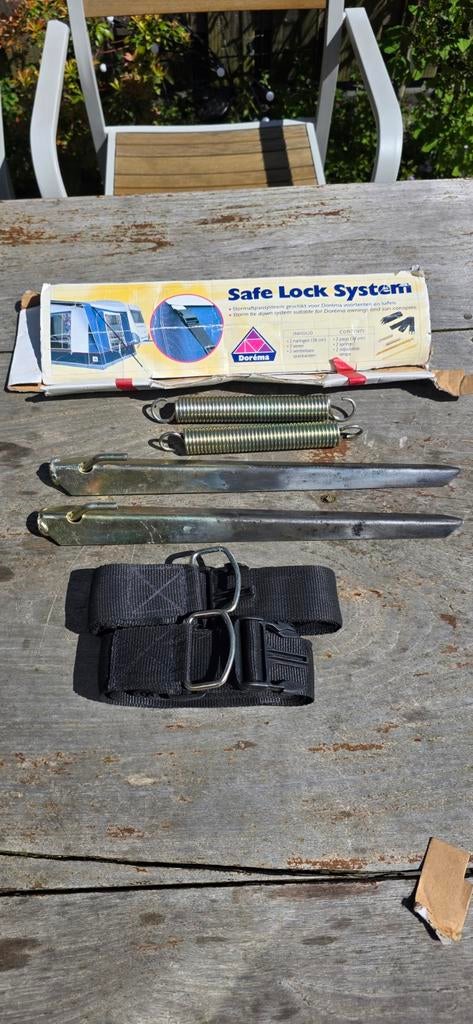 Dorema Safe Lock System - Stormbandset voor voortent, Ophalen of Verzenden, Gebruikt
