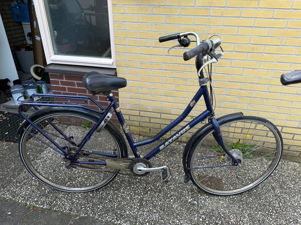 Batavus damesfiets, Ophalen, Velgrem, Batavus, 53 tot 56 cm