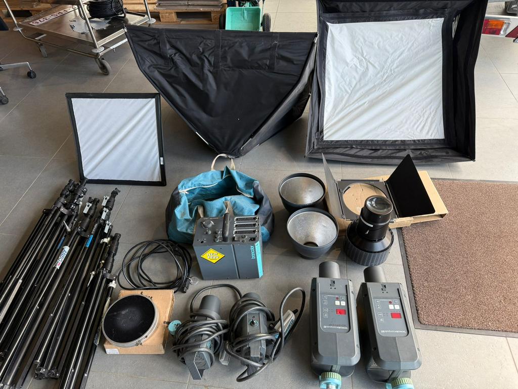 Complete Broncolor flits set, Ophalen, Zo goed als nieuw