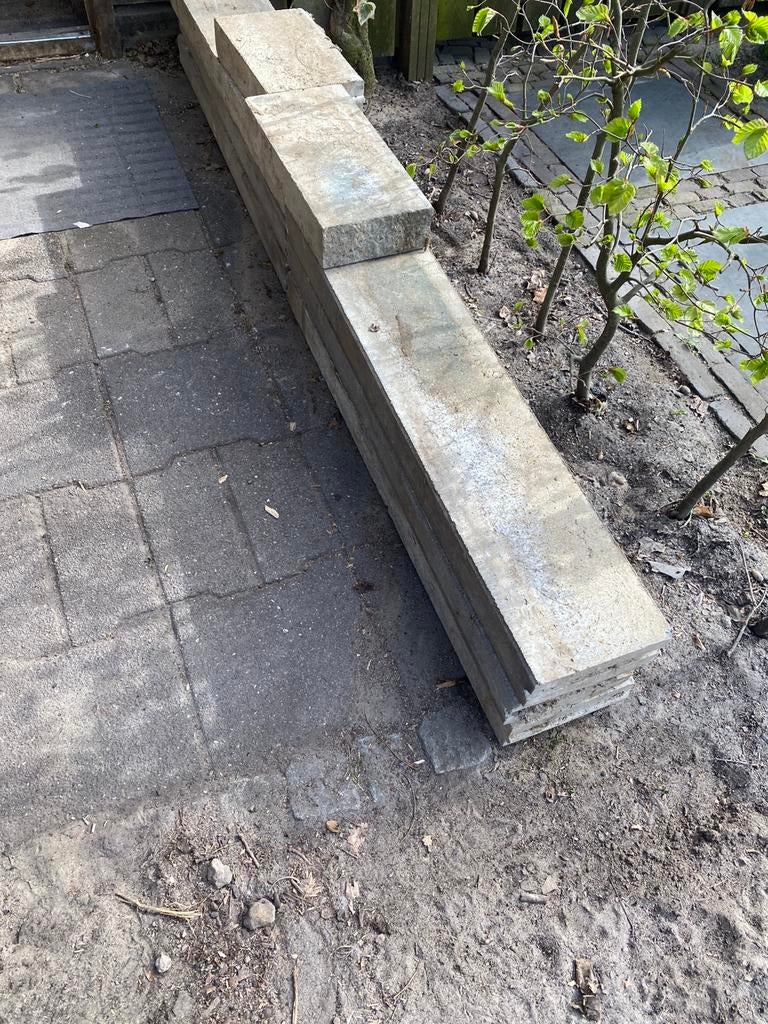 Opsluitband 6 x, Tuin en Terras, Tegels en Klinkers, Ophalen, Overige typen, Zo goed als nieuw, Minder dan 5 m²