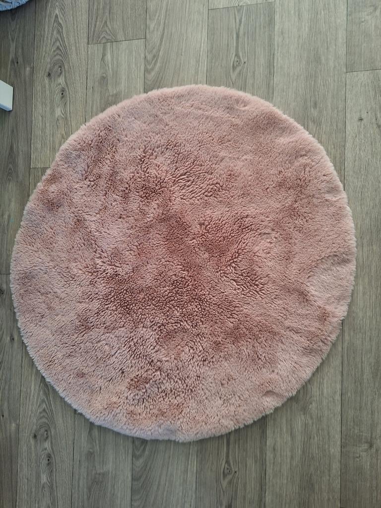 Lichtroze vloerkleed, Ophalen, Gebruikt, 50 tot 100 cm, Overige kleuren