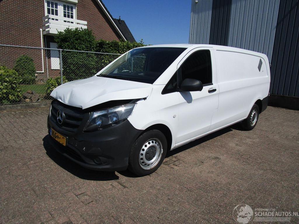 Mercedes-Benz Vito 110 CDI Extra lang (bj 2021), Auto diversen, Schadeauto's, Mercedes-Benz, Handgeschakeld, Diesel, Overige carrosserieën